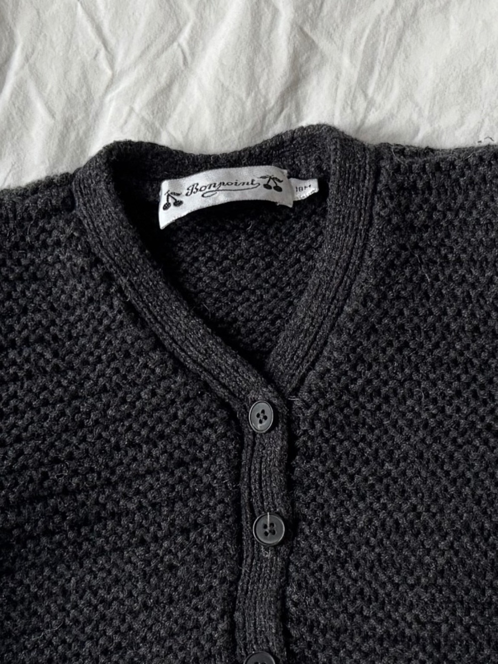 Bonpoint Knit Cardigan 18M